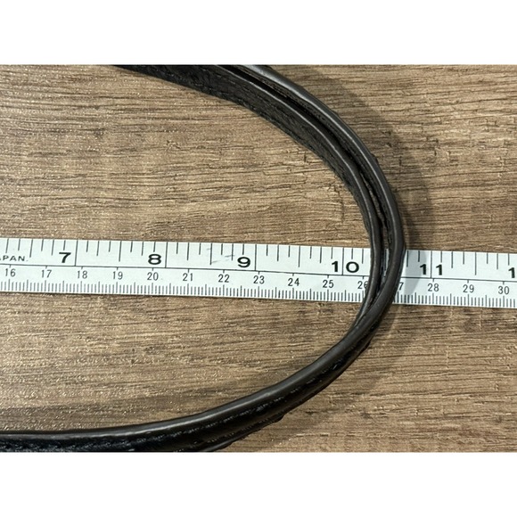 DOONEY & BOURKE East/West‎ Shopper Tote Bag OSTRICH LEATHER Black/Brown - EUC - Picture 15 of 16